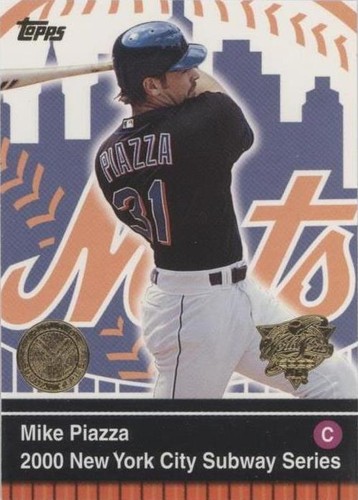 2000 Topps New York City Subway Series - Mike Piazza #1