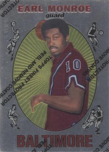その他 NBA topps 96 earl monroe baltimore+1sc EARL MONROE 1996 Topps NBA Stars Basketball GS # 81