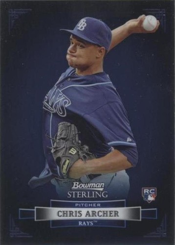 2012 Bowman Sterling - Chris Archer #43
