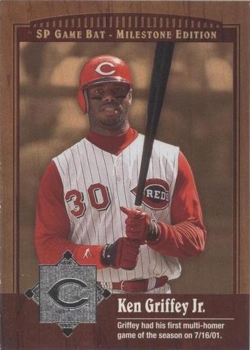 2001 SP Game Bat Edition Milestone - Ken Griffey Jr #86