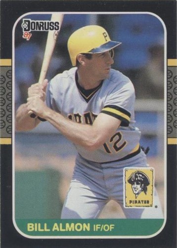 RS6484 1987 Topps #447 Bill Almon PIRATES HAND SIGNED AUTOGRAPH | eBay