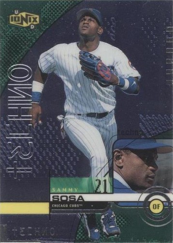 1999 Upper Deck Ionix - Sammy Sosa #R69