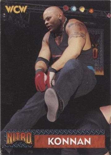 レアnWo WCW playing card トランプ　新品　未使用 1999 Topps WCW/nWo Nitro Vintage Wrestling Card #30 Konnan