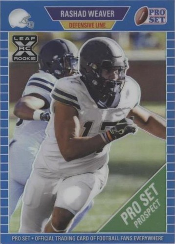 2021 Leaf Pro Set Metal Rashad Weaver #74