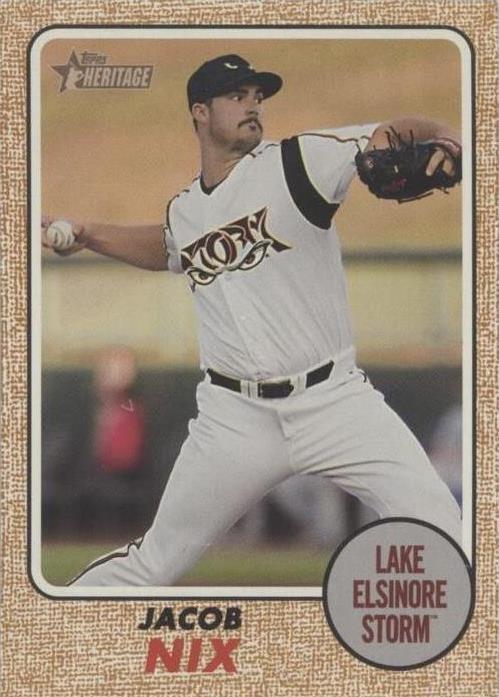 2017 Topps Heritage Minor League Edition - Jacob Nix #120