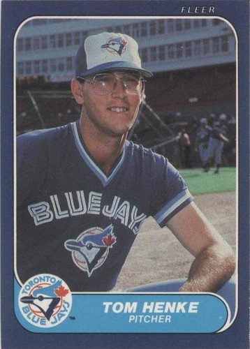 1986 Fleer - Tom Henke #60