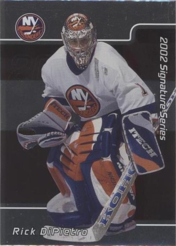 2001-02 In the Game Be A Player Signature Series - Rick DiPietro #001