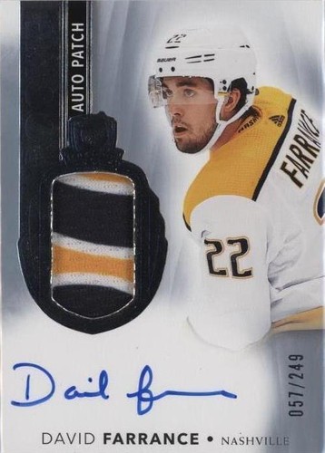 2021-22 Upper Deck The Cup - David Farrance #122