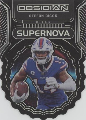 2022 Panini Obsidian Stefon Diggs #SN-SDI