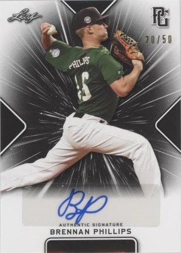 2021 Leaf Perfect Game National Showcase - Brennan Phillips #BA-BP2