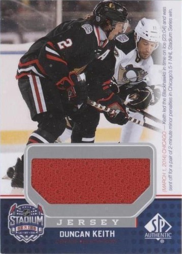 2014-15 SP Game Used - Duncan Keith #SS-DK