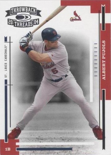 2004 Donruss Throwback Threads - Albert Pujols #176