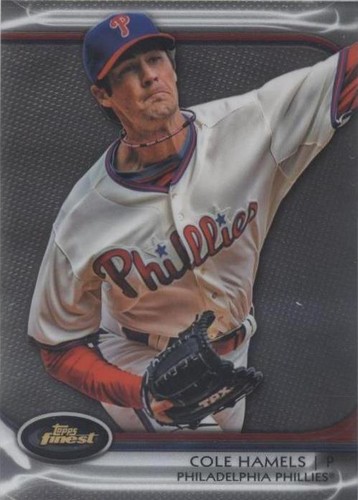 2012 Topps Finest - Cole Hamels #75