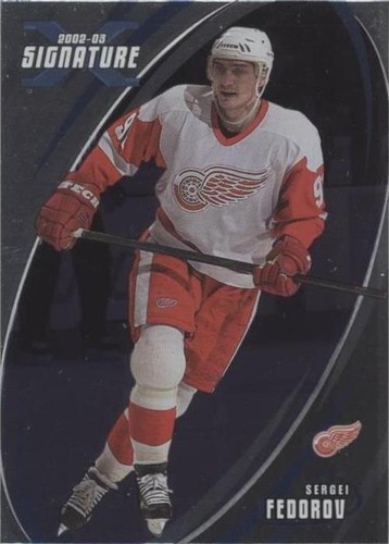 2002-03 In the Game Be A Player Signature Series - Sergei Fedorov #148