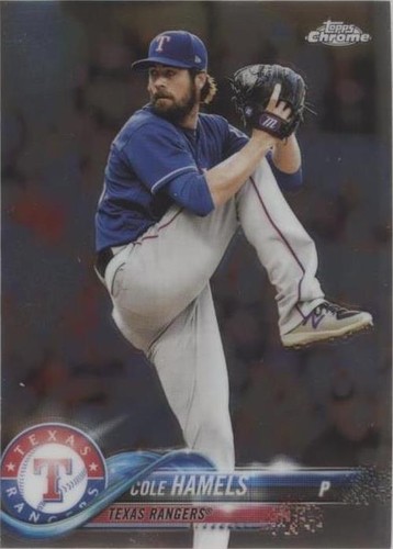 2018 Topps Chrome - Cole Hamels #134