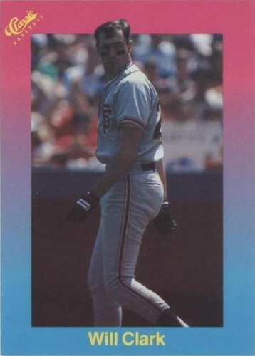 1989 Classic Update Pink/Light Blue Travel Edition - Will Clark #18