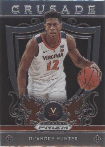 De'ANDRE HUNTER 2019/20 PRIZM DRAFT GREEN PRIZM ROOKIE CARD. Card
