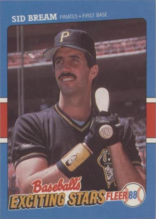 Fleer Baseball's Eciting Stars 1988 - Sid Bream #6