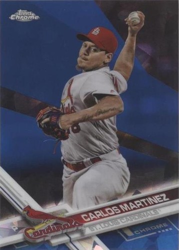 2017 Topps Chrome Sapphire Edition - Carlos Martinez #523
