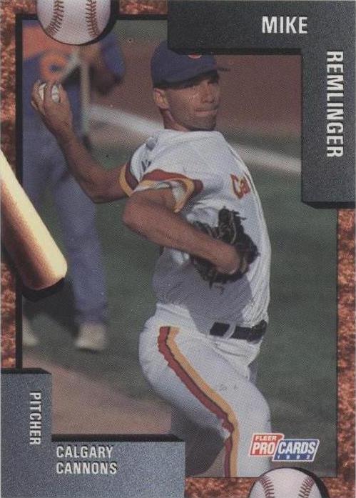 1992 Fleer ProCards Minor League - Mike Remlinger #3729