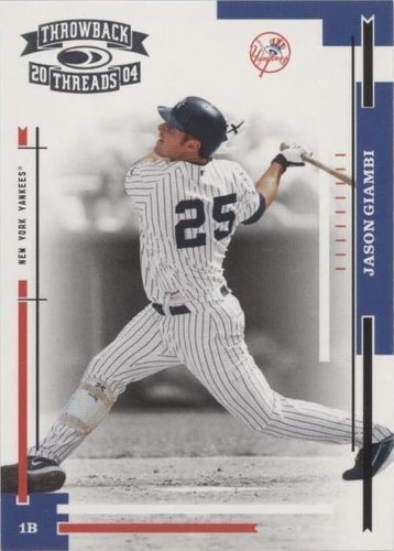 2004 Donruss Throwback Threads - Jason Giambi #136