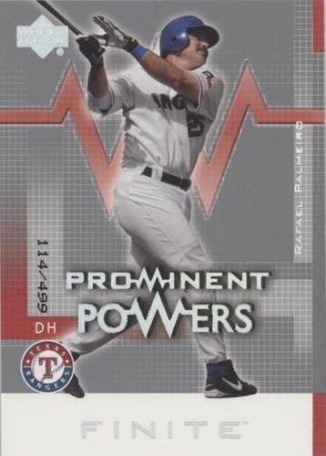 2003 Upper Deck Finite - Rafael Palmeiro #177