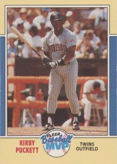 Fleer 1988 Jugador Más Valioso de Béisbol - Kirby Puckett #26