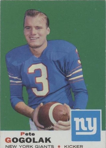 1969 Topps Pete Gogolak #62