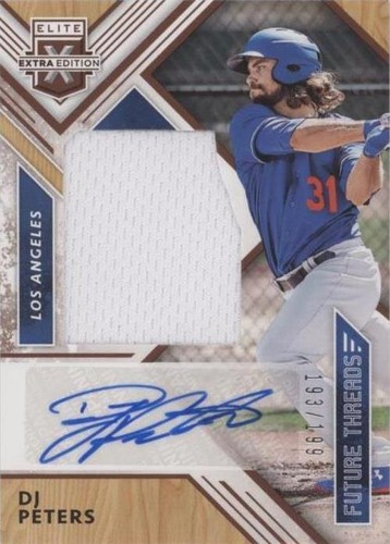 2018 Panini Elite Extra Edition - D.J. Peters #FTSA-DP