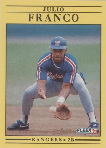 1991 Fleer - Julio Franco #285