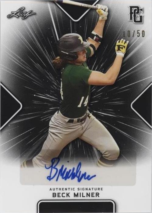2021 Leaf Perfect Game National Showcase - Beck Milner #BA-BM2