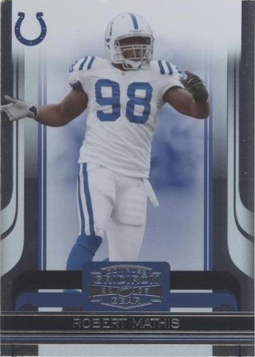 2006 Donruss Gridiron Gear Robert Mathis #35