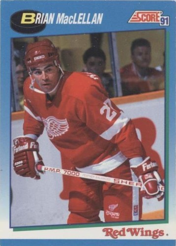1991-92 Score Canadian - Brian MacLellan #582