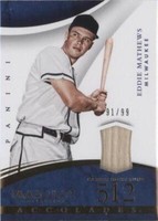 2015 Panini Immaculate Collection - Eddie Mathews #25