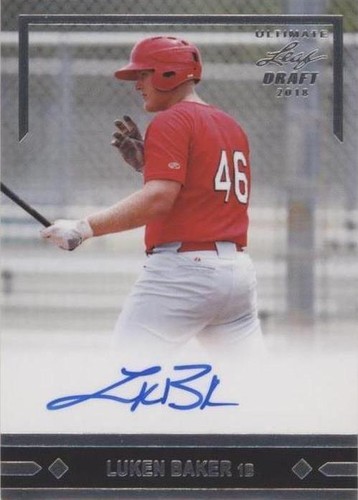 2018 Leaf Ultimate Draft - Luken Baker #GLR-LB1