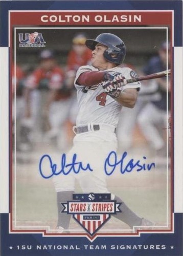 2017 Panini USA Baseball Stars & Stripes - Colton Olasin #15