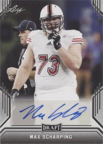2019 Leaf Draft Max Scharping #BA-MS3