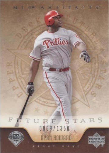 2005 Upper Deck Artifacts - Ryan Howard #144