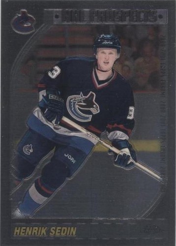 2000-01 Topps Chrome - Henrik Sedin #209