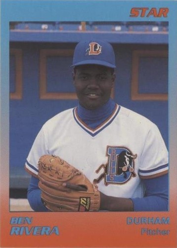 1989 Star Durham Bulls Blue/Orange - Ben Rivera #18