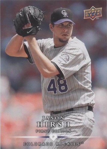 2008 Upper Deck First Edition - Jason Hirsh #201
