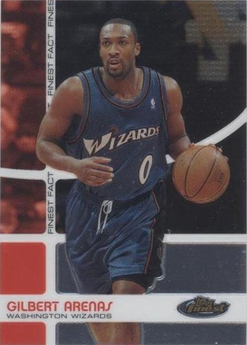 2005-06 Topps Finest - Gilbert Arenas #FF17