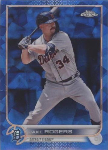 2022 Topps Chrome Sapphire Edition - Jake Rogers #198