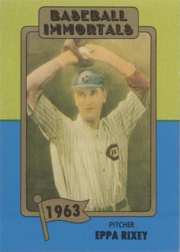 1980-84 SSPC Baseball Immortals 1st Printing - Eppa Rixey #94