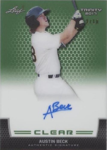 2017 Leaf Trinity - Austin Beck #CA-AB1