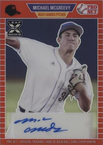 2021 Leaf Pro Set Metal - Michael McGreevy #PA-MM4