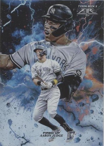 2022 Topps Fire - Aaron Judge #FIU-12