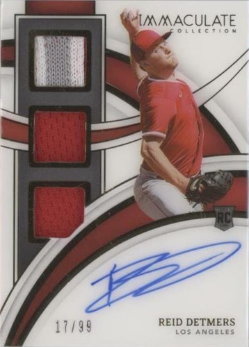 2022 Panini Immaculate Collection - Reid Detmers #RTMS-RD