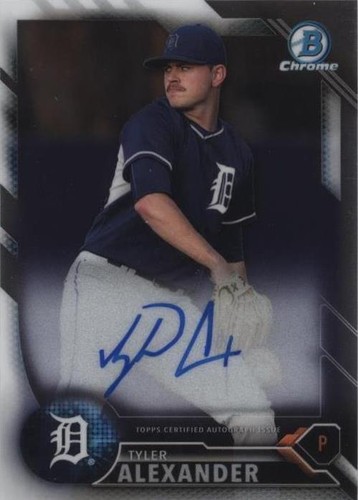 2016 Bowman Chrome - Tyler Alexander #BCAP-TA