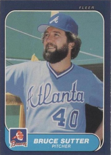 1986 Fleer - Bruce Sutter #529